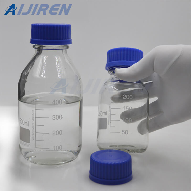 Blue Cap Screw Thread Sampling Reagent Bottle Professional